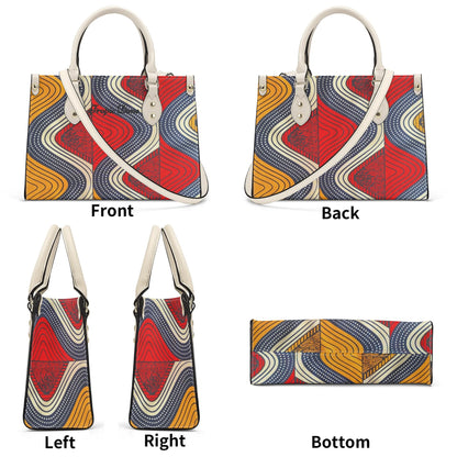 Nairobi Tropic Dune Faux Leather Satchel