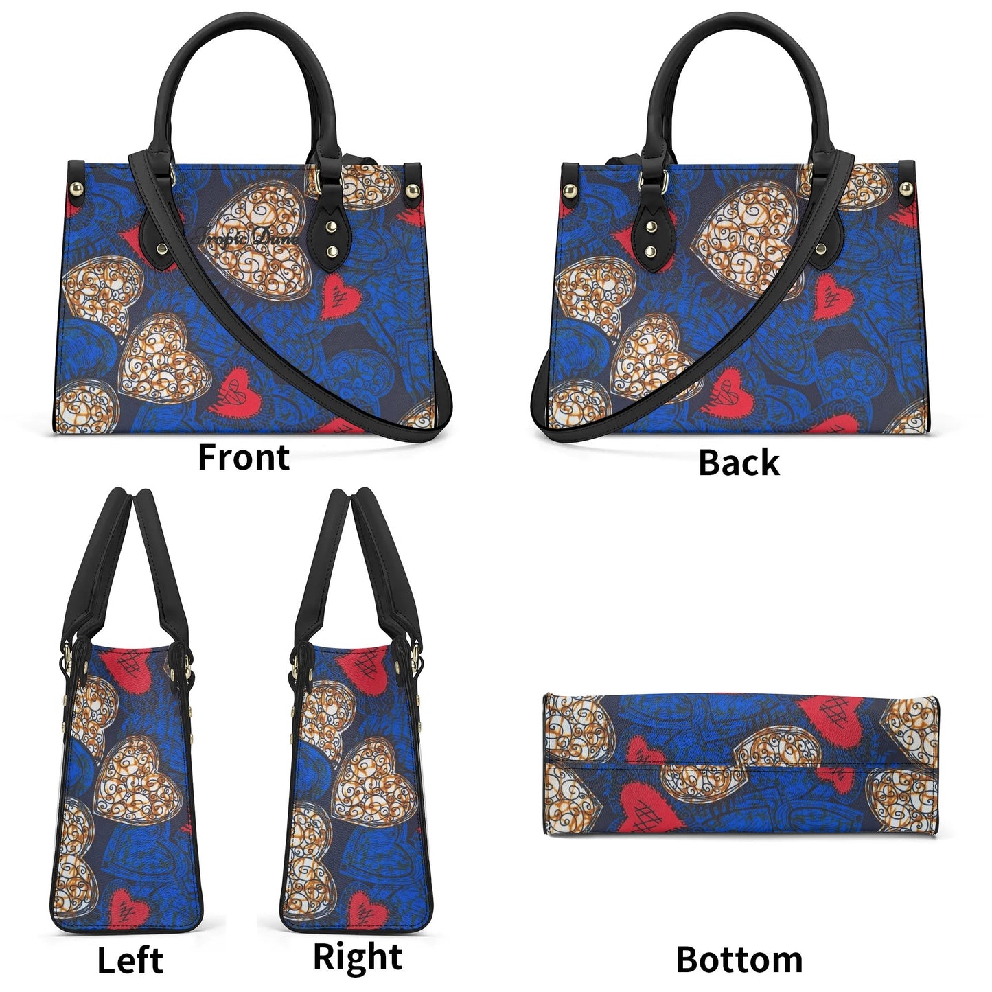libreville tropic dune faux leather satchel