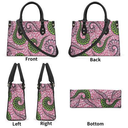 Freetown Tropic Dune Faux Leather Luxy Satchel