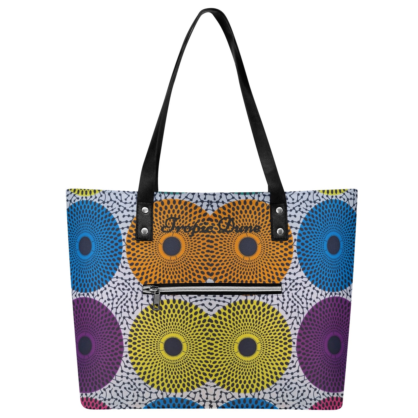 barcelona faux leather tote bag by tropic dune