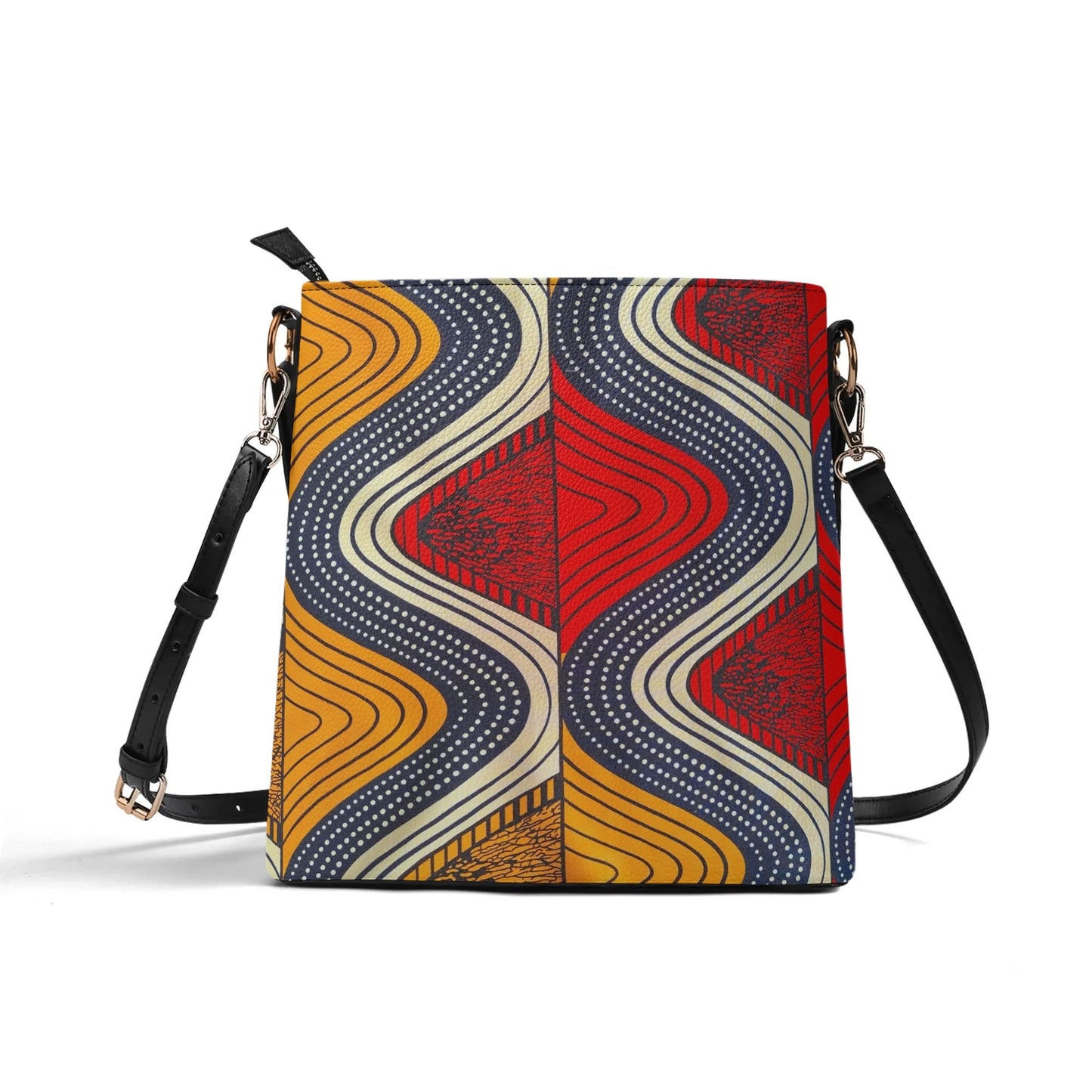 tropea faux leather bucket shoulder bag by tropic dune
