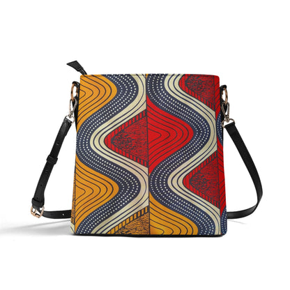 Tropea Faux Leather Bucket Shoulder Bag By Tropic Dune