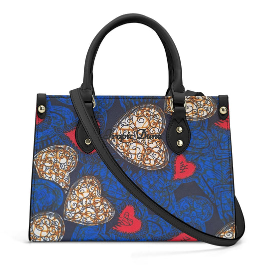 Libreville Tropic Dune Faux Leather Satchel