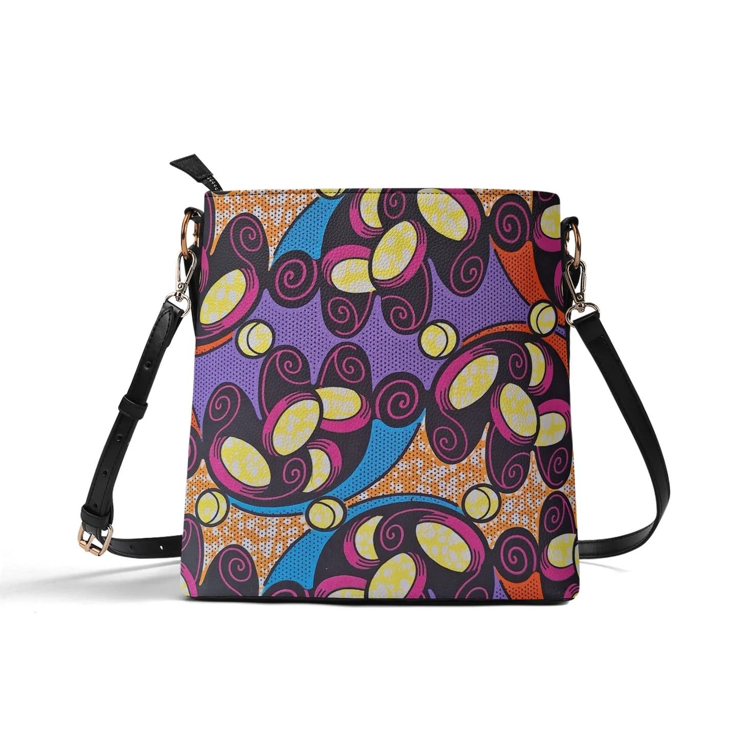 malaga faux leather bucket shoulder bag by tropic dune