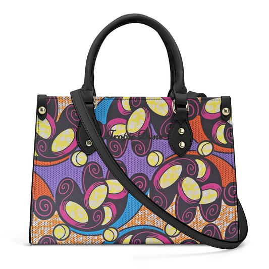 Kigali Tropic Dune Faux Leather Satchel