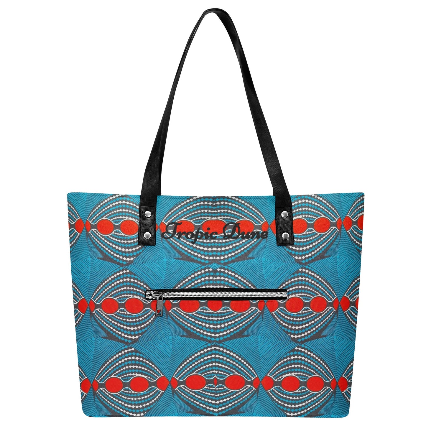 neapolis faux leather tote bag by tropic dune