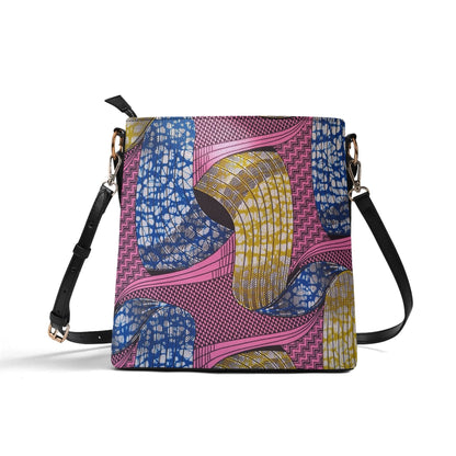 Nostalgie Faux Leather Bucket Shoulder Bag By Tropic Dune