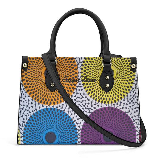 Malabo Tropic Dune Faux Leather Satchel
