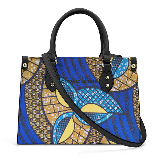 Luxor Tropic Dune Faux Leather Satchel