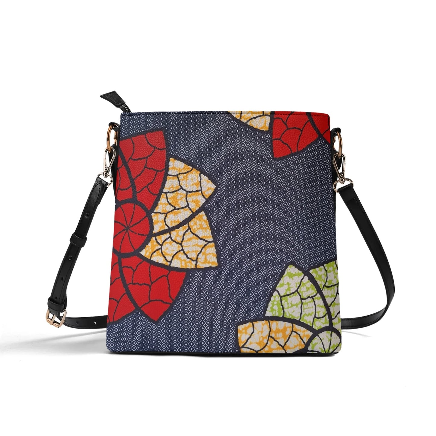 bordeaux faux leather bucket shoulder bag by tropic dune