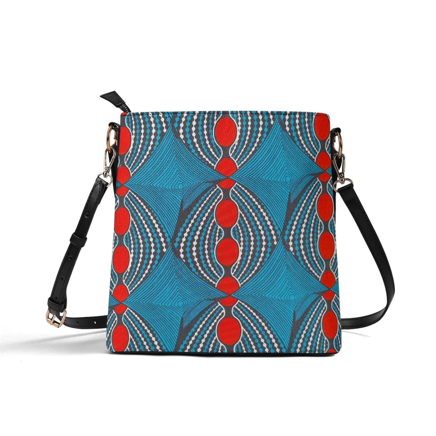 bisous faux leather bucket shoulder bag by tropic dune