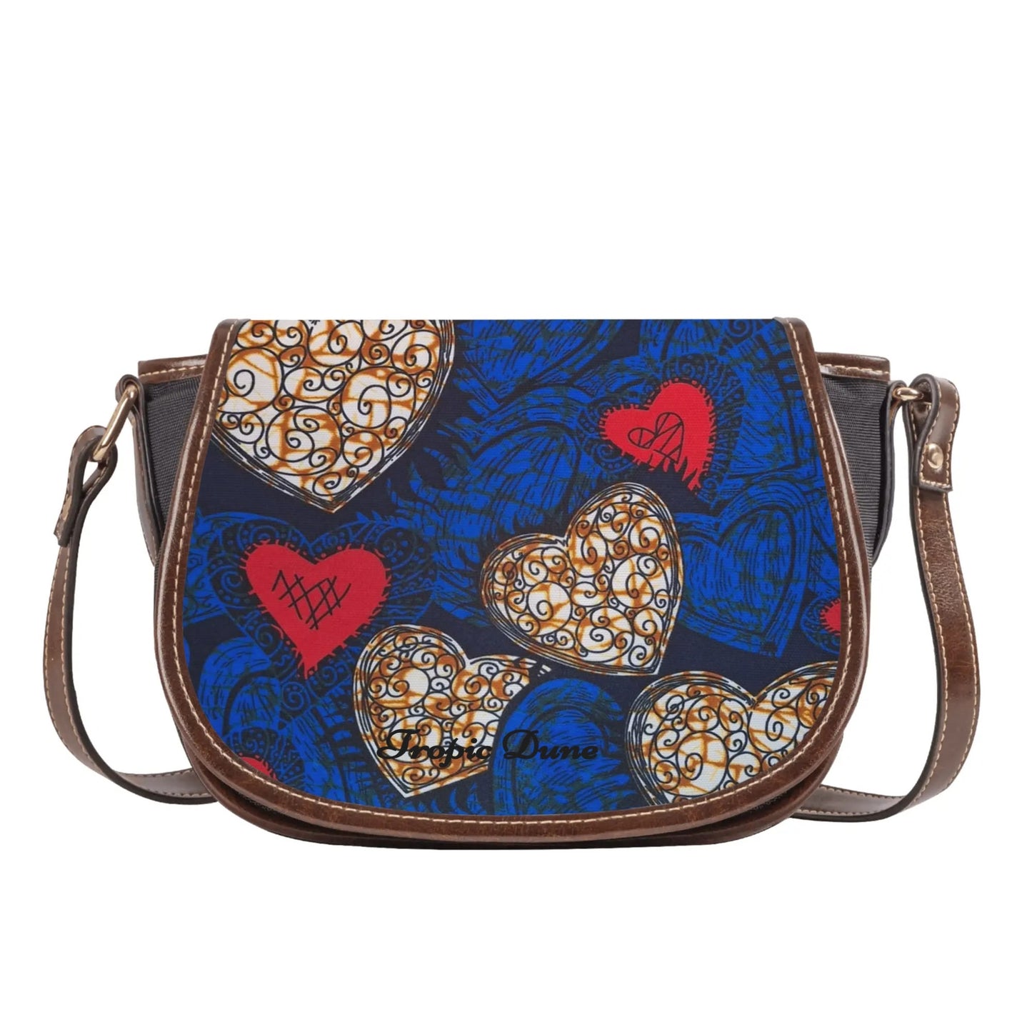 "amore & passione" saddle bag by tropic dune