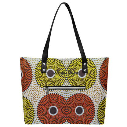 Abuja Faux Leather Tote Bag By Tropic Dune