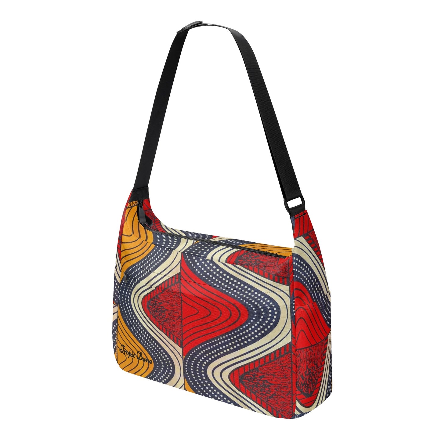 tropic dune roseau canvas shoulder bag