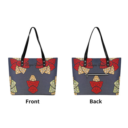 Positano Faux Leather Tote Bag By Tropic Dune