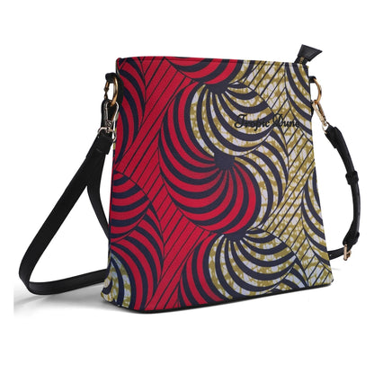 Voilà Faux Leather Bucket Shoulder Bag By Tropic Dune