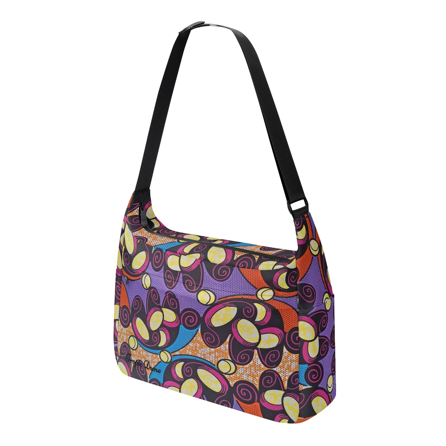 tropic dune havana canvas shoulder bag