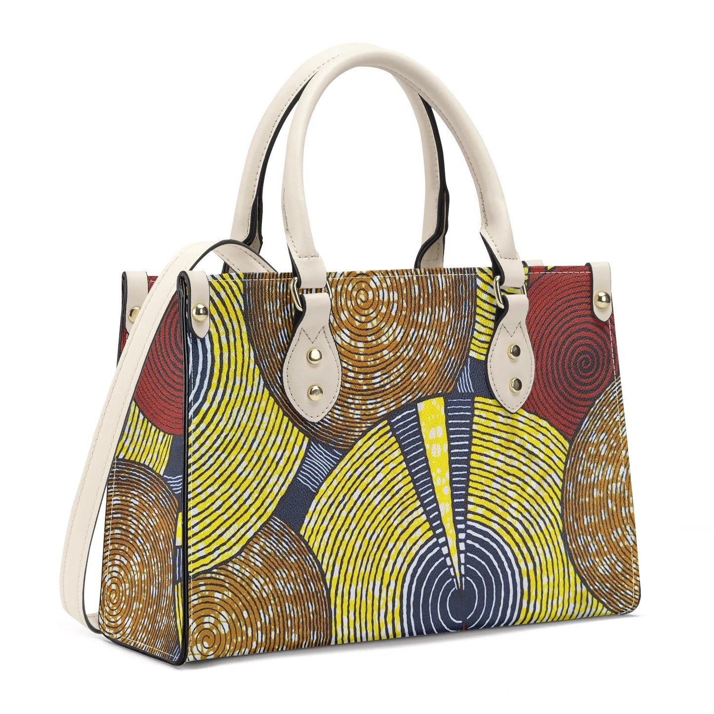 porto-novo tropic dune faux leather satchel