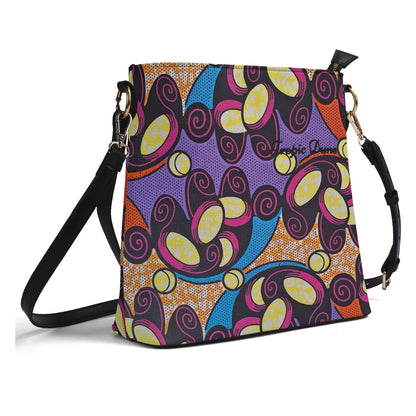 Malaga Faux Leather Bucket Shoulder Bag By Tropic Dune