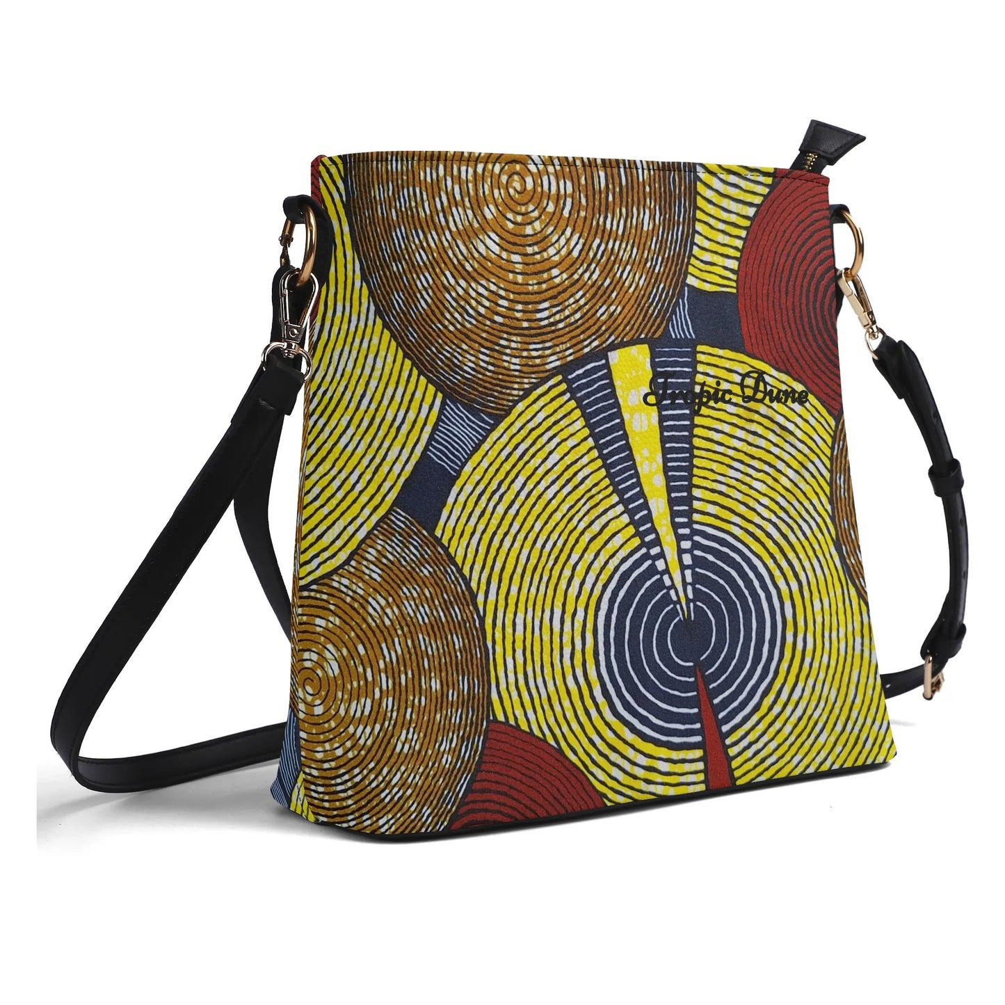 mare & sole faux leather bucket shoulder bag by tropic dune