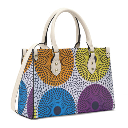 Malabo Tropic Dune Faux Leather Satchel