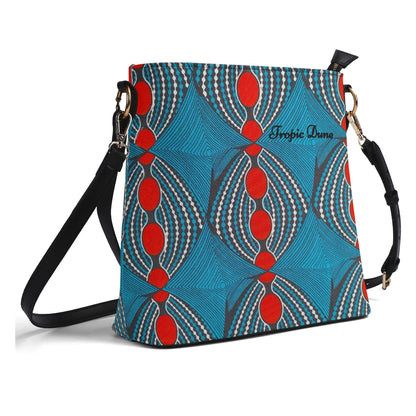 Bisous Faux Leather Bucket Shoulder Bag By Tropic Dune
