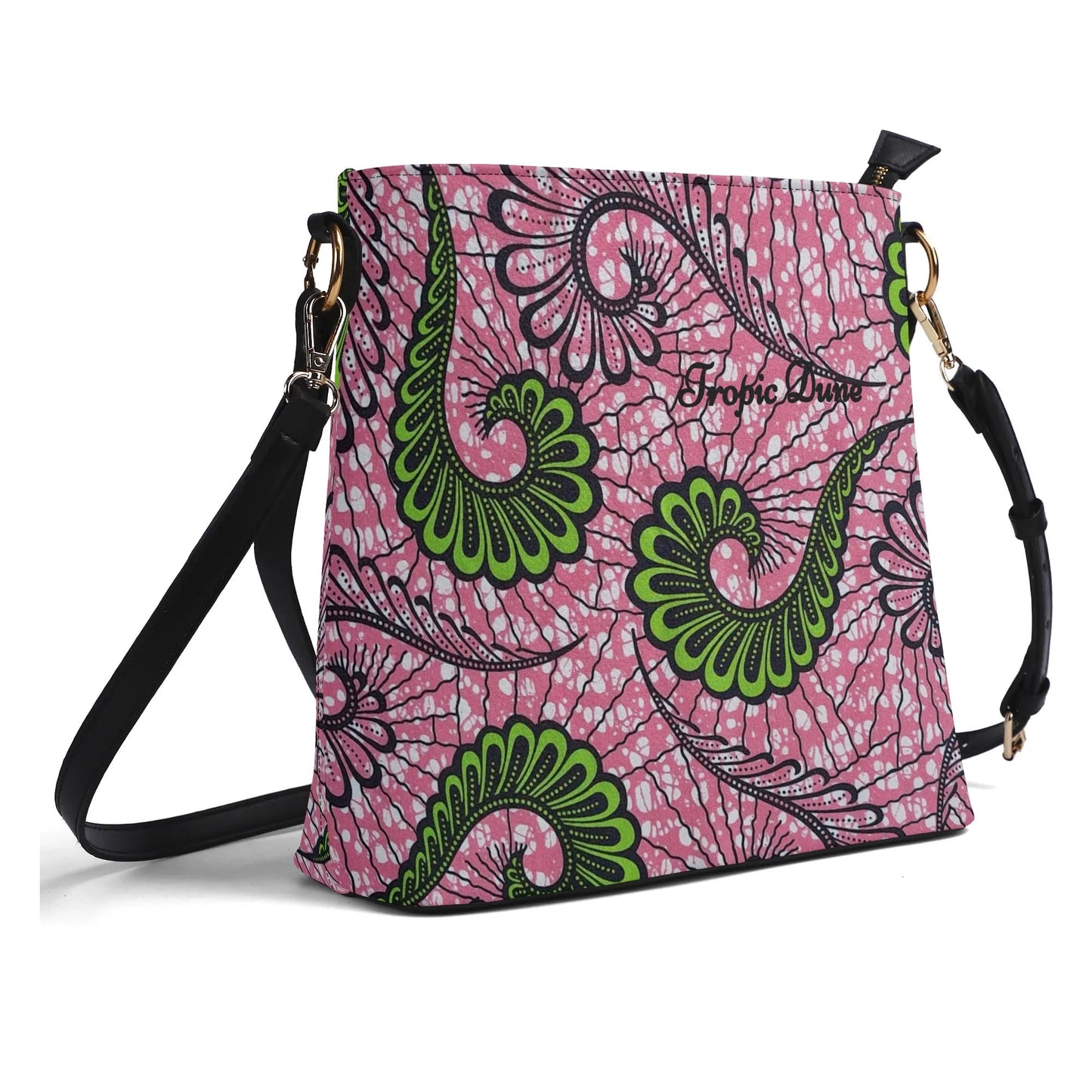 hugada faux leather bucket shoulder bag by tropic dune