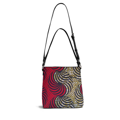 Voilà Faux Leather Bucket Shoulder Bag By Tropic Dune
