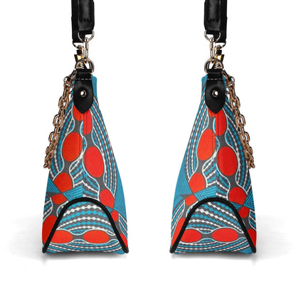Masaya Faux Leather Shoulder Bag By Tropic Dune