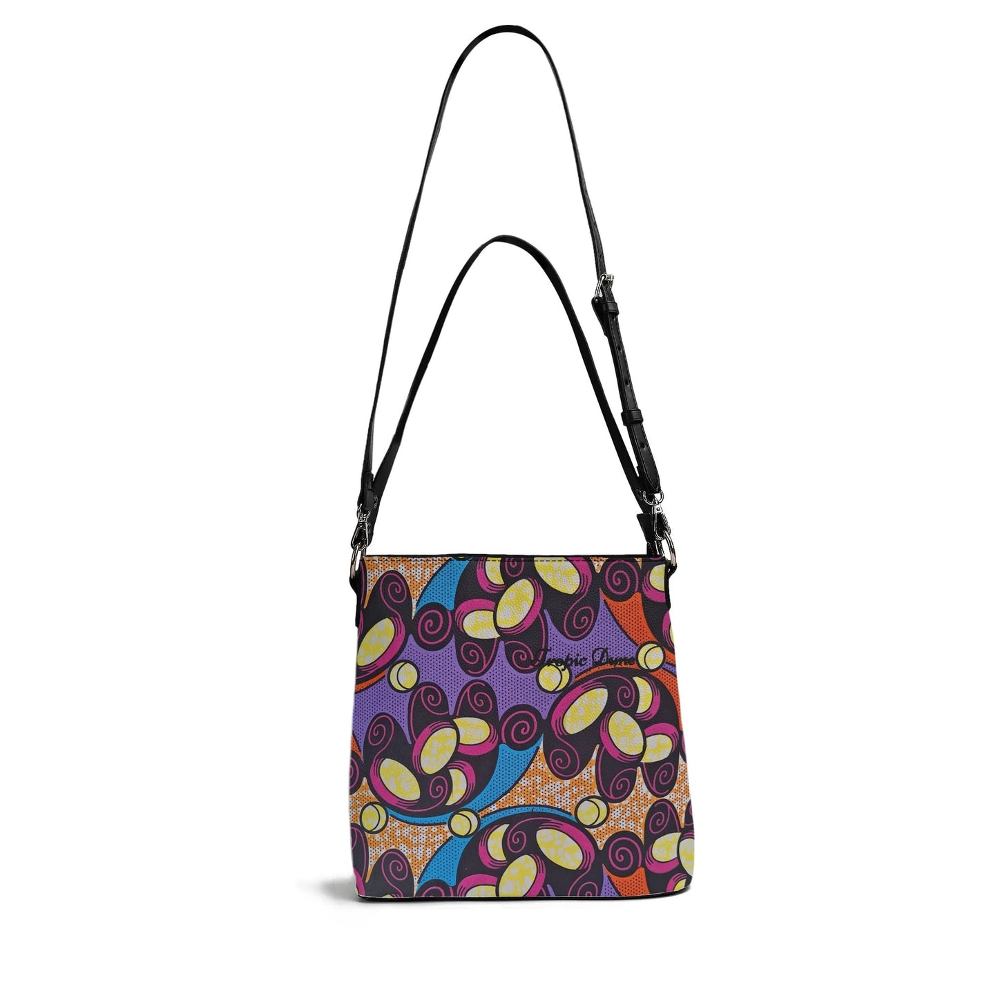 malaga faux leather bucket shoulder bag by tropic dune