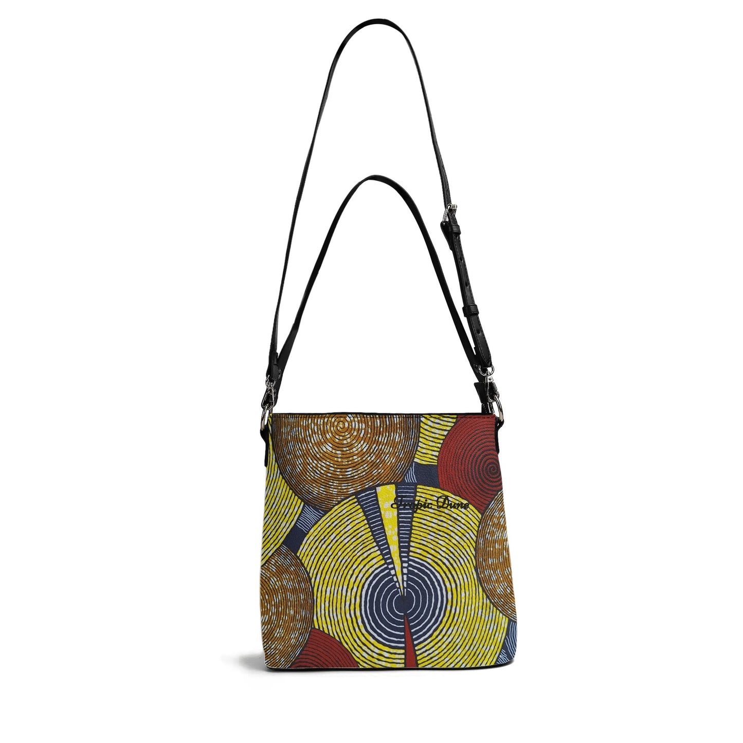 mare & sole faux leather bucket shoulder bag by tropic dune