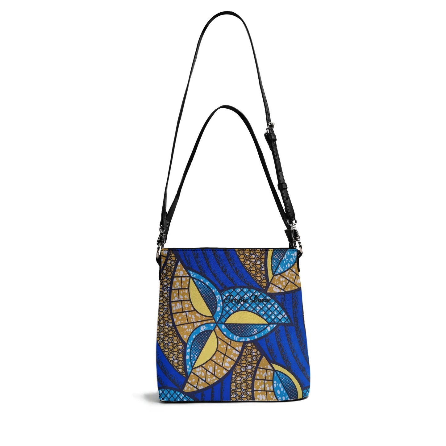 maya faux leather bucket shoulder bag by tropic dune