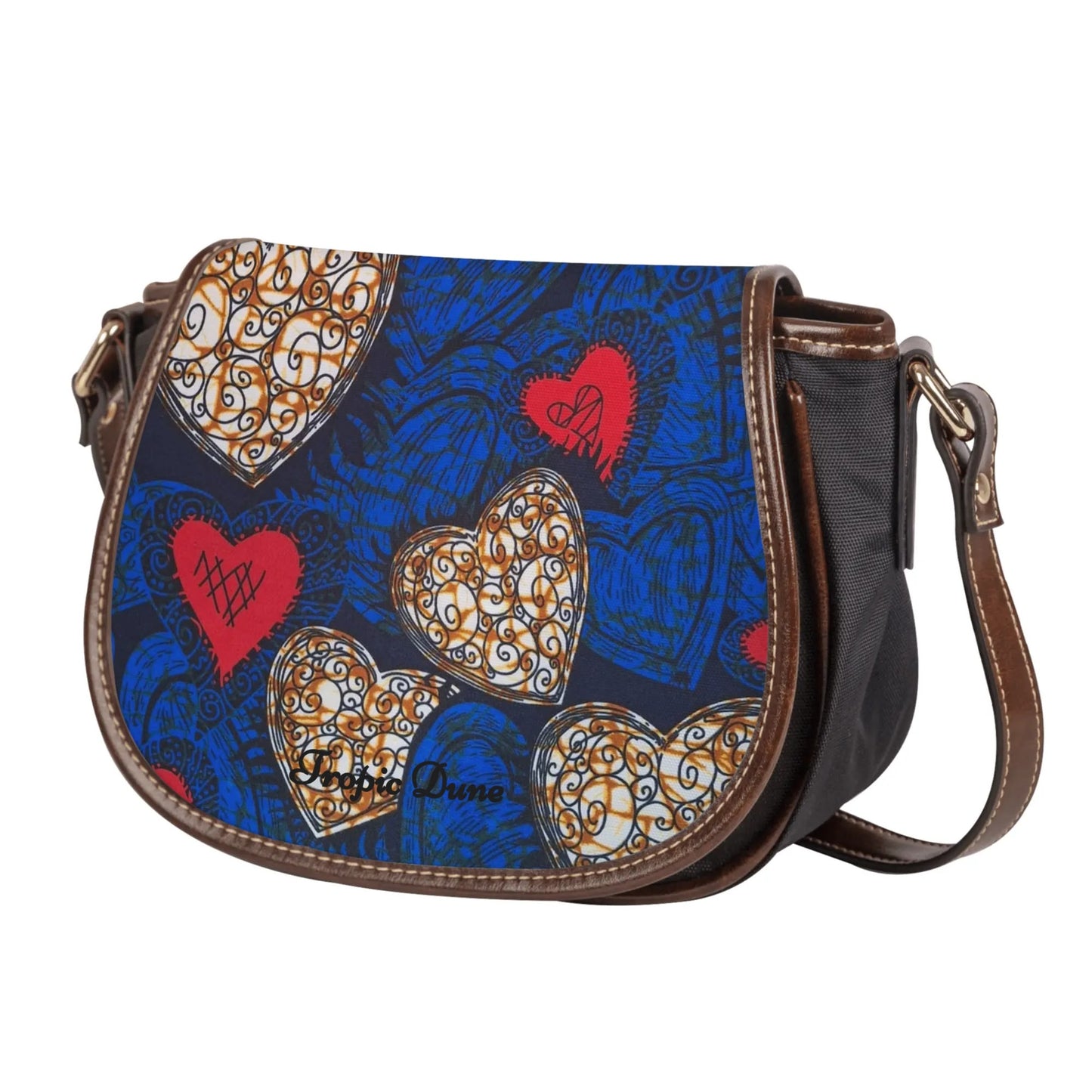"amore & passione" saddle bag by tropic dune