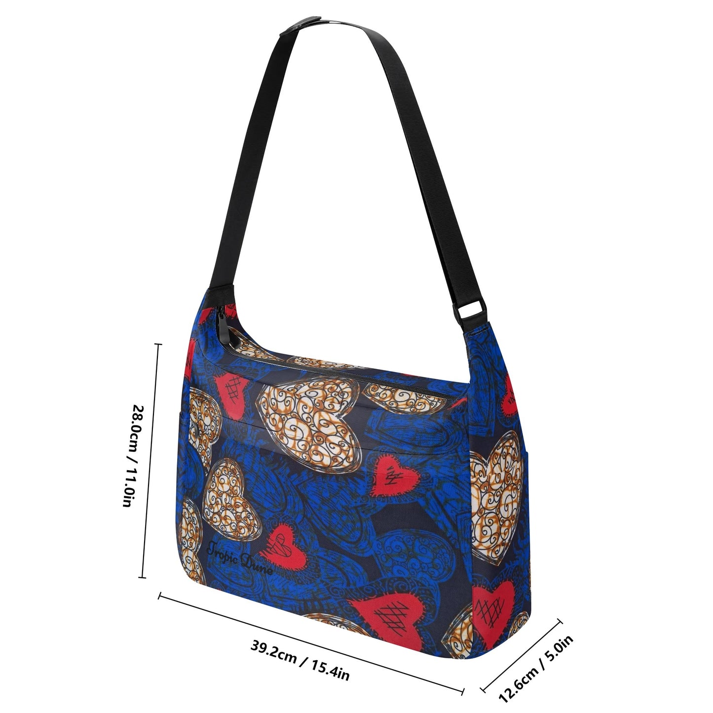 tropic dune the valley canvas shoulder bag