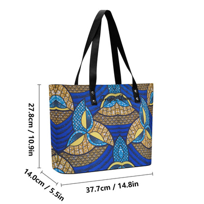 Montpellier Faux Leather Tote Bag By Tropic Dune