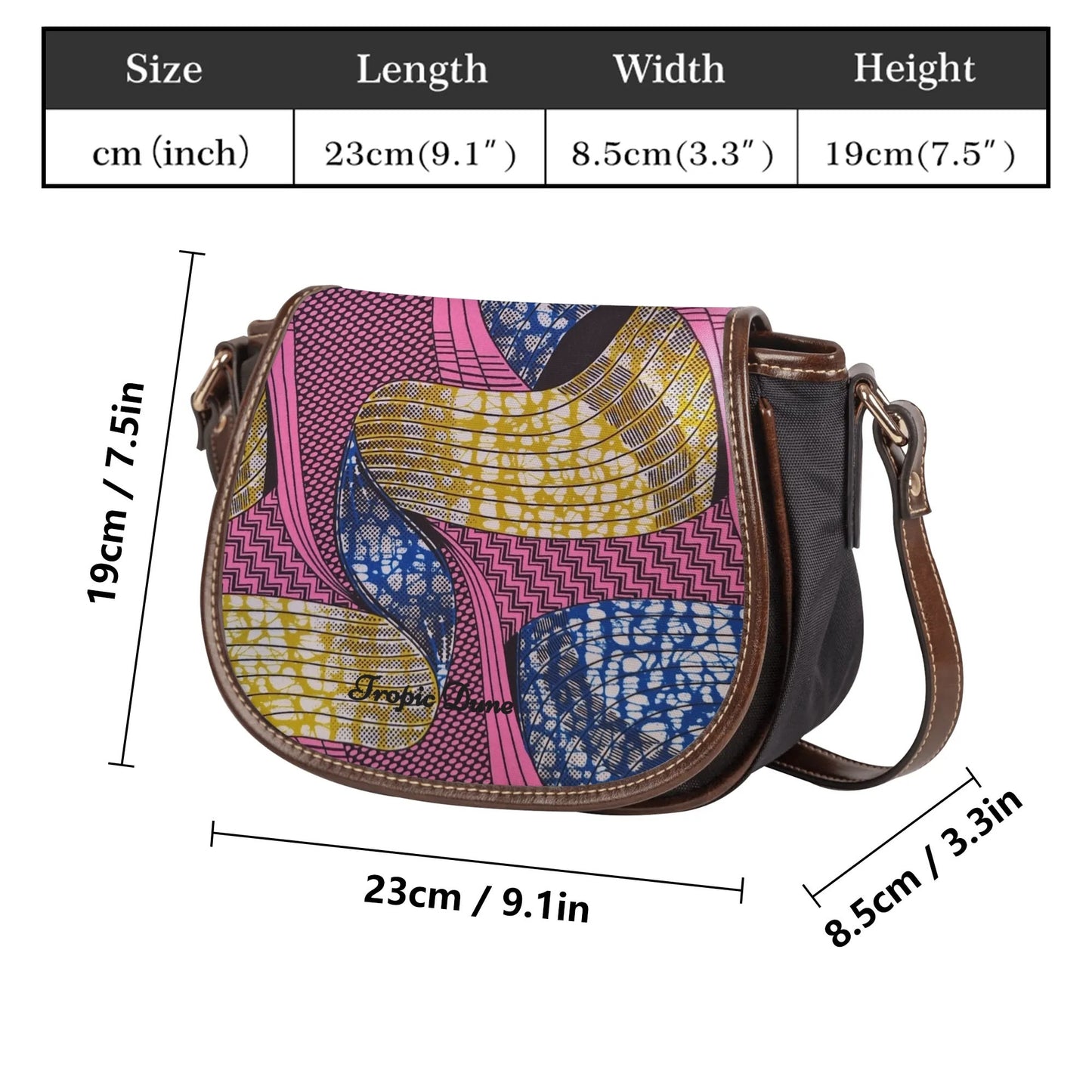 dinner on the nile saddle bag by tropic dune