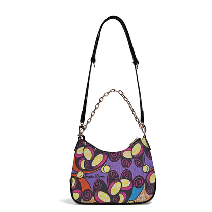 Rivas Faux Leather Shoulder Bag By Tropic Dune
