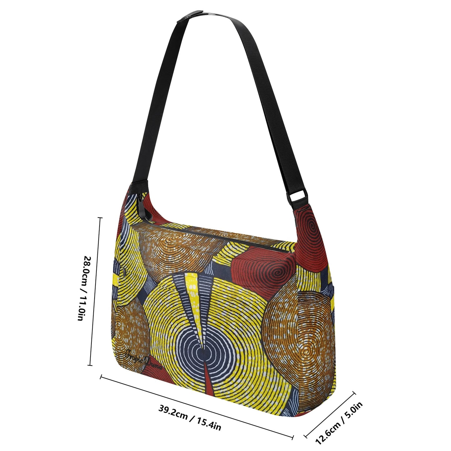 tropic dune santo domingo canvas shoulder bag