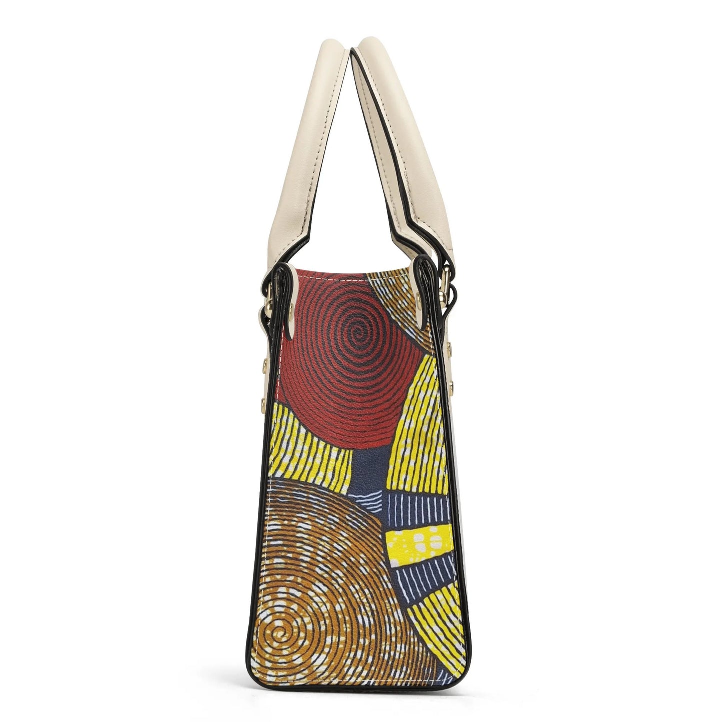 porto-novo tropic dune faux leather satchel