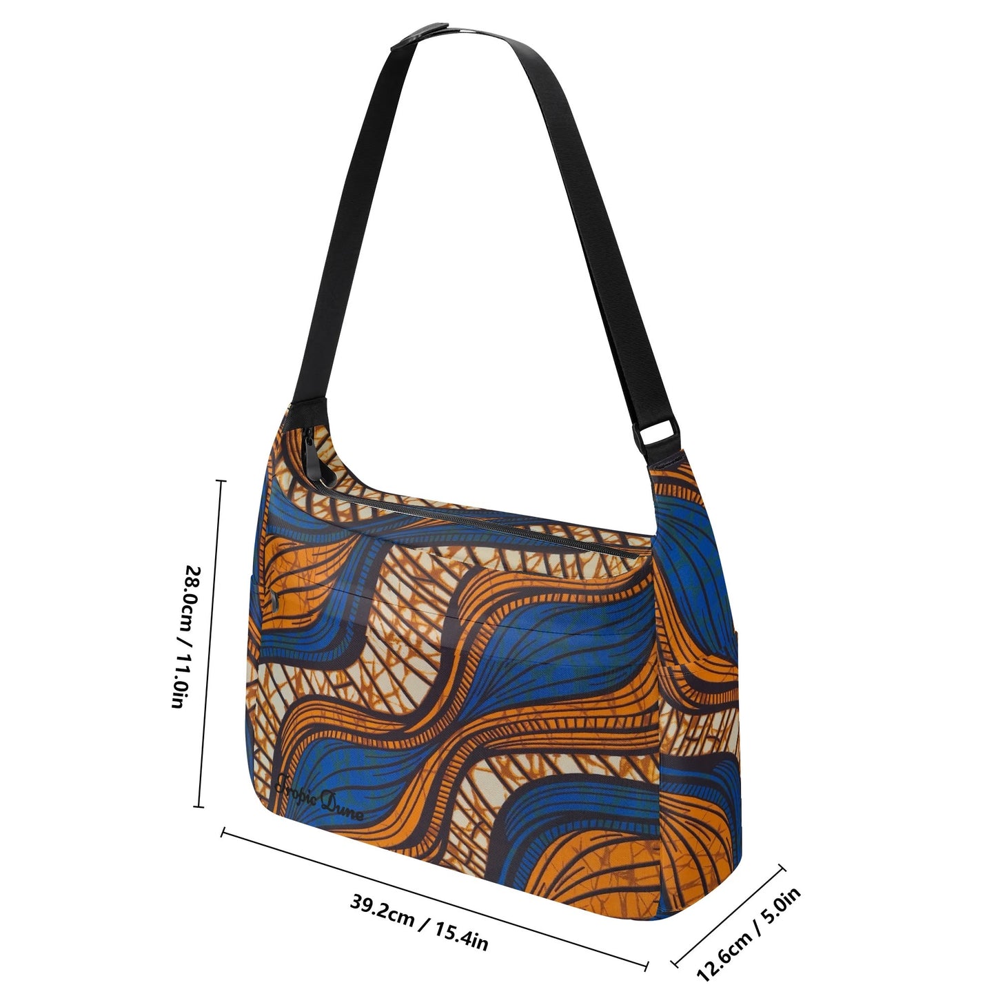 tropic dune basseterre canvas shoulder bag