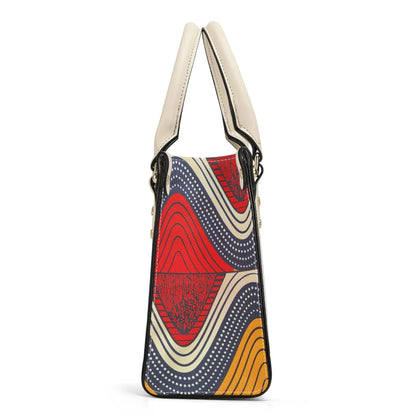 Nairobi Tropic Dune Faux Leather Satchel