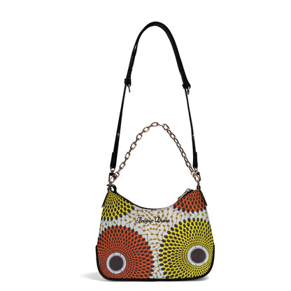 Lagos Faux Leather Shoulder Bag By Tropic Dune