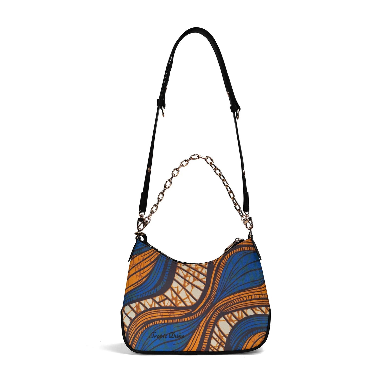 puerto cortes faux leather shoulder bag by tropic dune