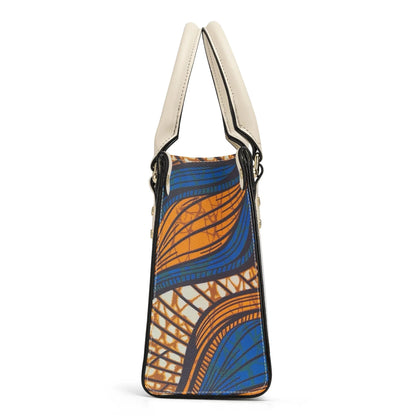 Niamey Tropic Dune Faux Leather Satchel