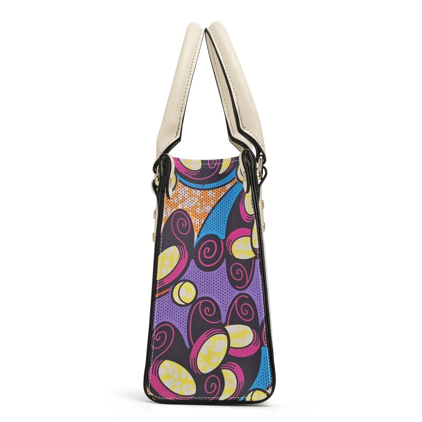kigali tropic dune faux leather satchel
