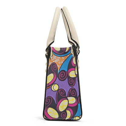 Kigali Tropic Dune Faux Leather Satchel