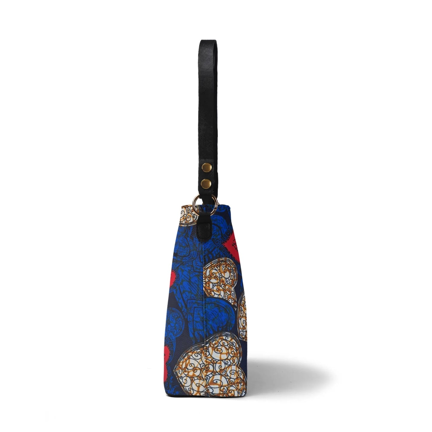 gabrielle faux leather bucket shoulder bag by tropic dune