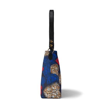Gabrielle Faux Leather Bucket Shoulder Bag By Tropic Dune