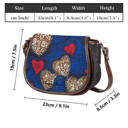 "Amore & Passione" Saddle Bag by Tropic Dune