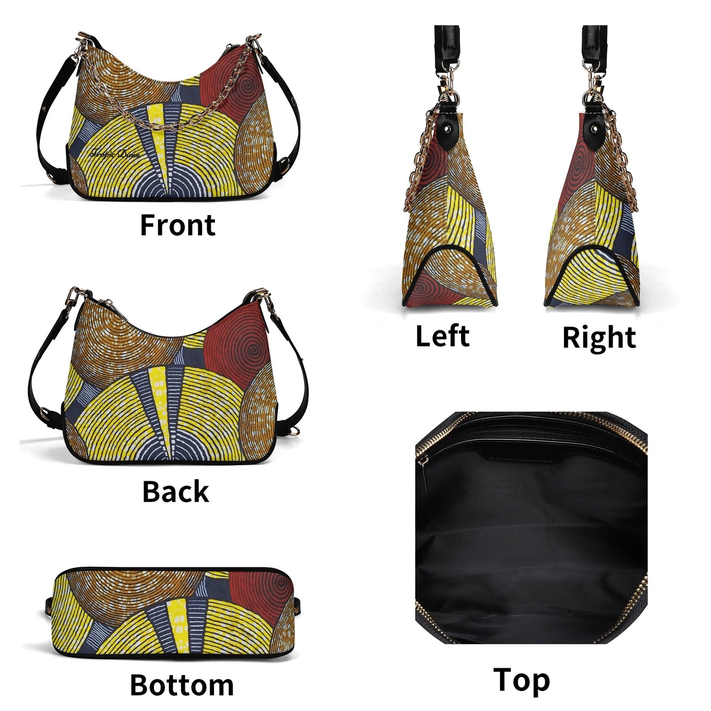 bluefields faux leather shoulder bag by tropic dune